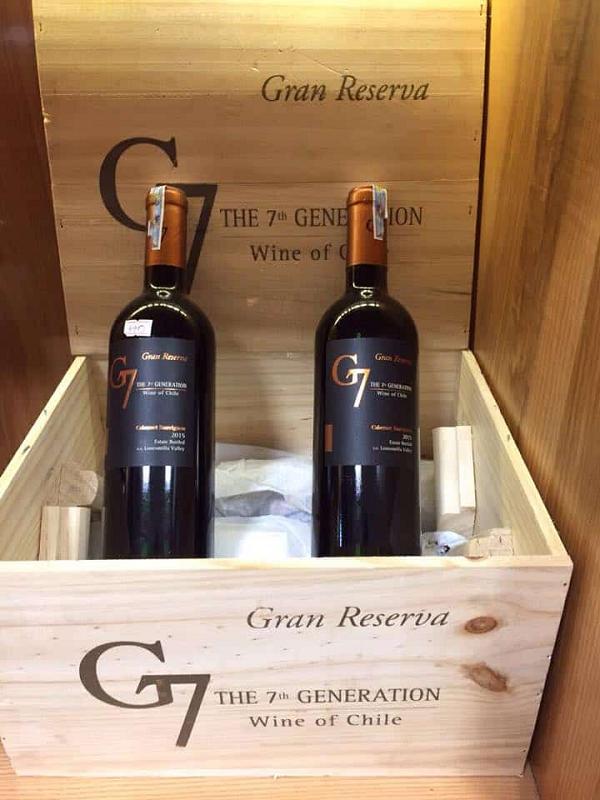 Rượu vang G7 Gran Reserva Cabernet Sauvignon