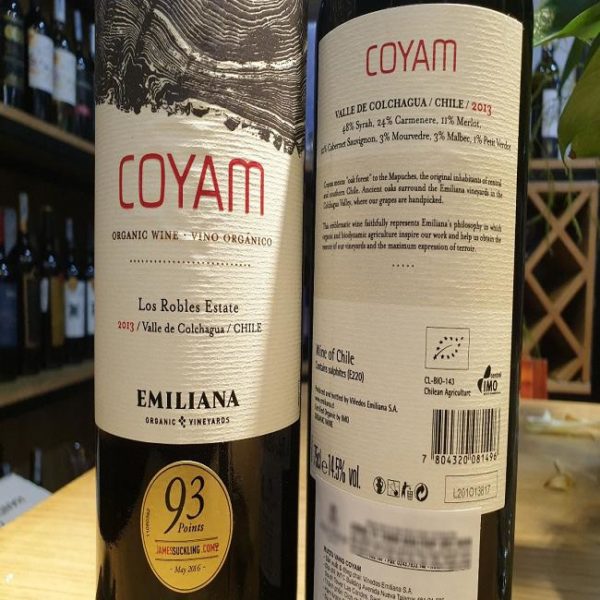 Rượu vang Chile Coyam đẳng cấp từ xuất xứ thương hiệu