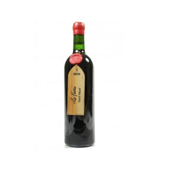 Rượu vang Le Faite Saint Mont mang hương vị nhẹ nhàng